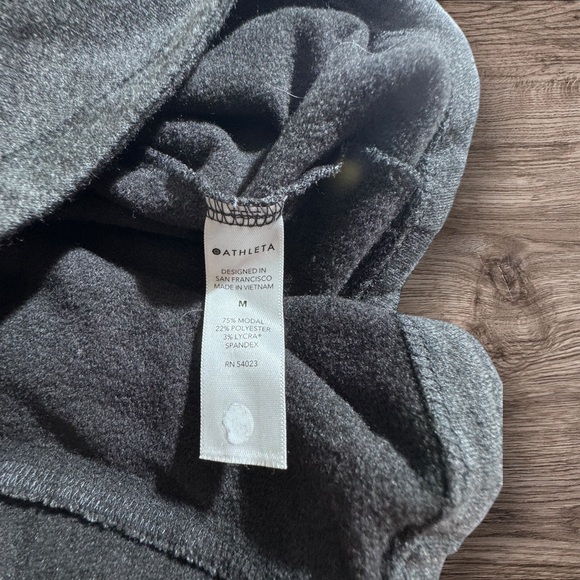 Athleta Charcoal Cowl Neck Sweater - Picture 7 of 8